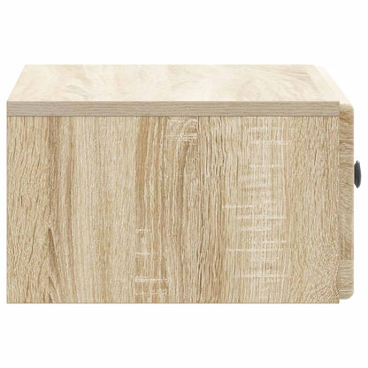 Nástěnný Noční Stolek 2 Pcs Dub Sonoma 49 X 34,5 X 20 Cm