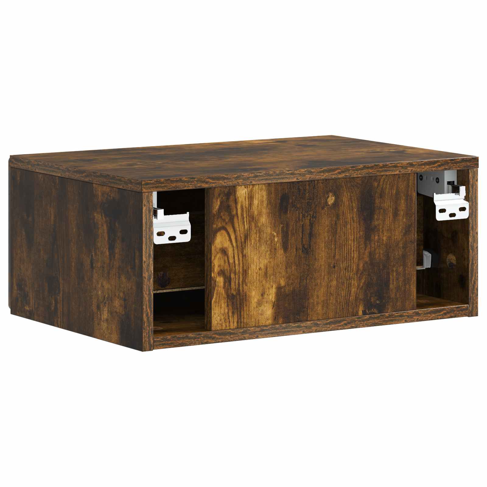 Nástěnný Noční Stolek 2 Pcs Kouřový Dub 49 X 34,5 X 20 Cm