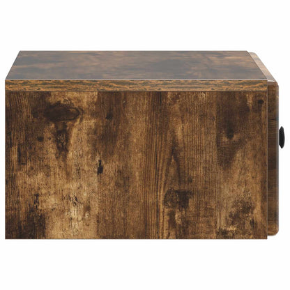 Nástěnný Noční Stolek 2 Pcs Kouřový Dub 49 X 34,5 X 20 Cm