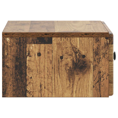 Nástěnný Noční Stolek 2 Pcs Staré Dřevo 49 X 34,5 X 20 Cm
