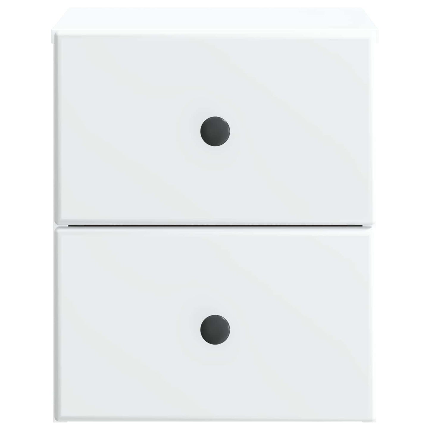 Nástěnný Noční Stolek Se Zásuvkou 2 Pcs Bílá 34,5 X 33 X 40 Cm