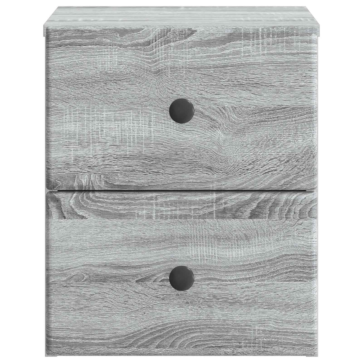 Nástěnný Noční Stolek 2 Pcs Šedá Sonoma 34,5 X 33 X 40 Cm