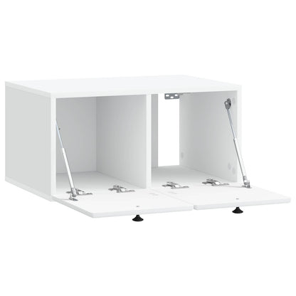 Nástěnná Tv Skříň 59,5 X 41 X 30 Cm Bílá Kompozitní Dřevo