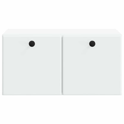 Nástěnná Tv Skříň 59,5 X 41 X 30 Cm Bílá Kompozitní Dřevo