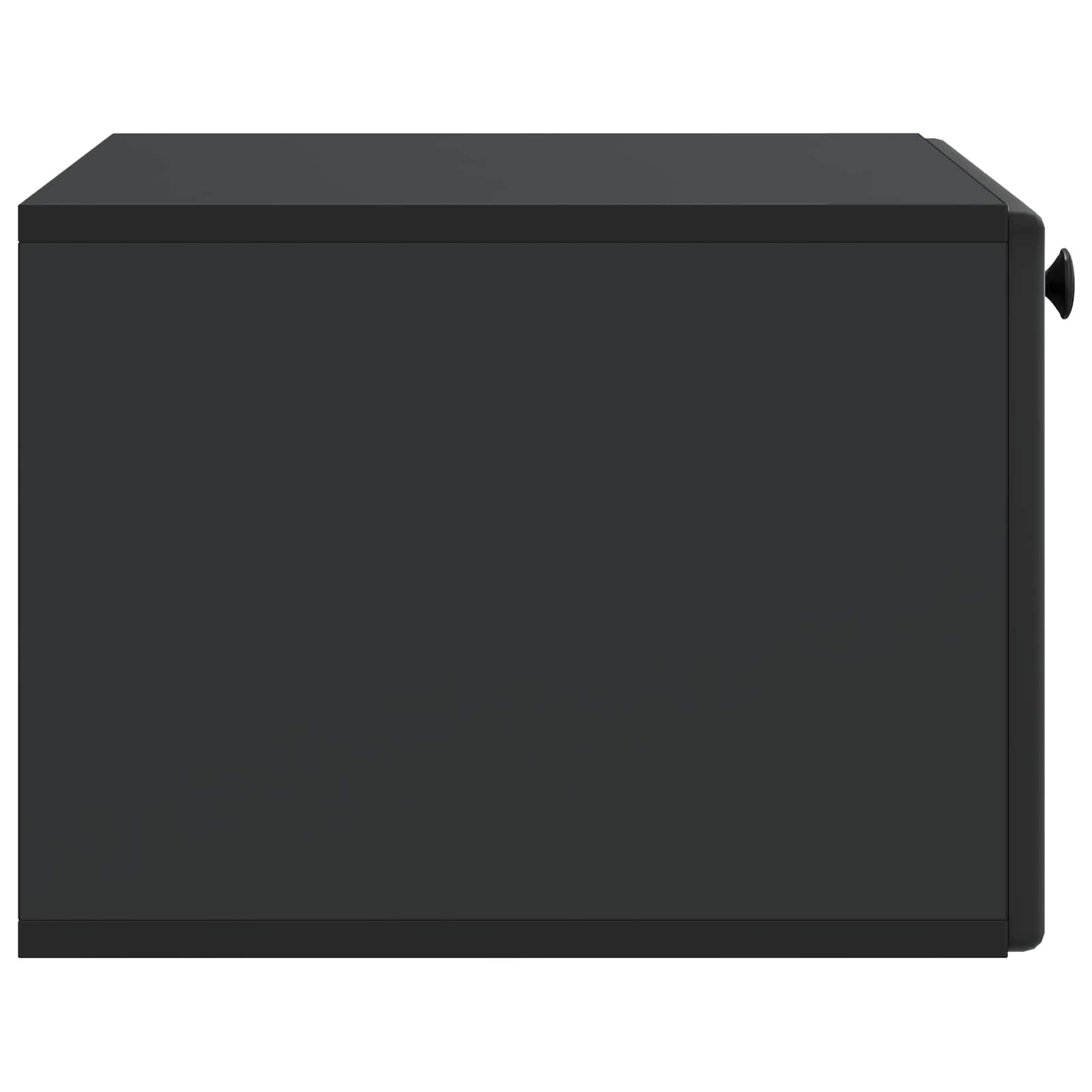 Nástěnná Tv Skříň 59,5 X 41 X 30 Cm Černá Kompozitní Dřevo