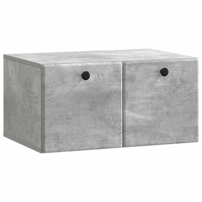 Nástěnná Tv Skříň 59,5 X 41 X 30 Cm Betonově Šedá