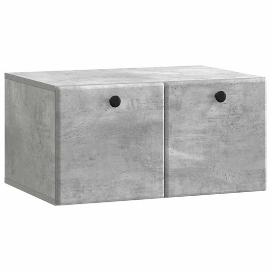 Nástěnná Tv Skříň 59,5 X 41 X 30 Cm Betonově Šedá