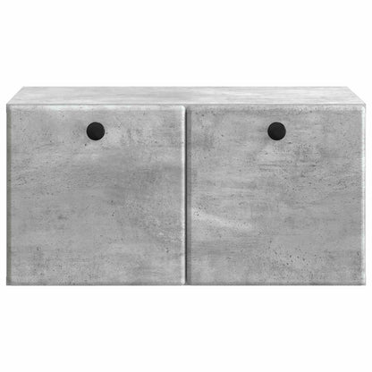 Nástěnná Tv Skříň 59,5 X 41 X 30 Cm Betonově Šedá
