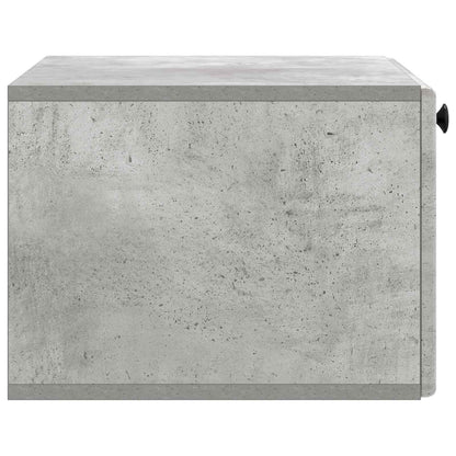 Nástěnná Tv Skříň 59,5 X 41 X 30 Cm Betonově Šedá