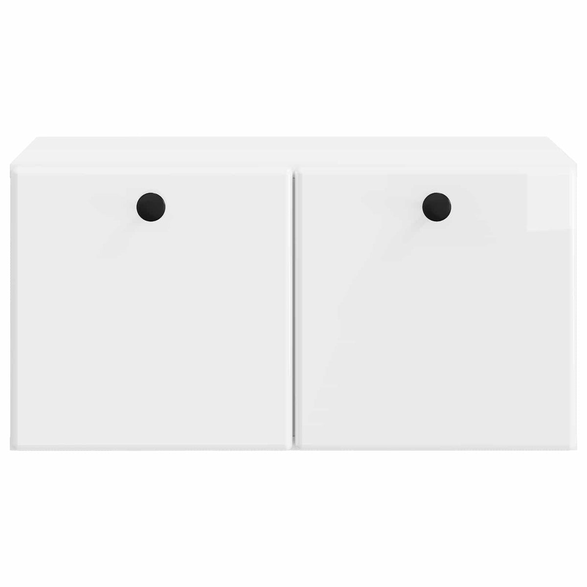 Nástěnná Tv Skříň 59,5 X 41 X 30 Cm Bílá S Vysokým Leskem