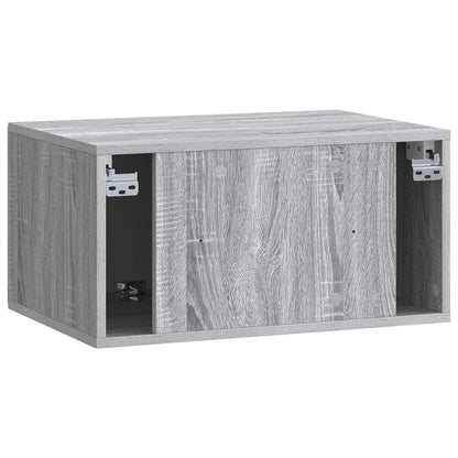 Nástěnná Tv Skříň 59,5 X 41 X 30 Cm Šedý Sonoma