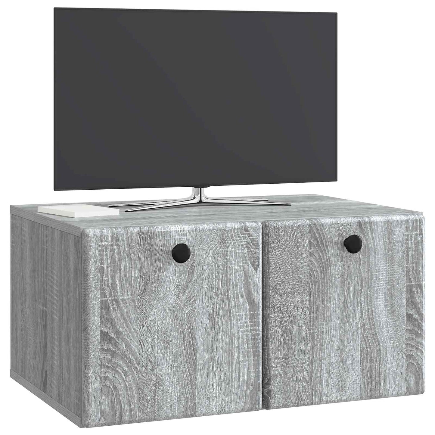 Nástěnná Tv Skříň 59,5 X 41 X 30 Cm Šedý Sonoma