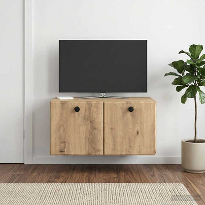 Nástěnná Tv Skříň 59,5 X 41 X 30 Cm Dub Artisan