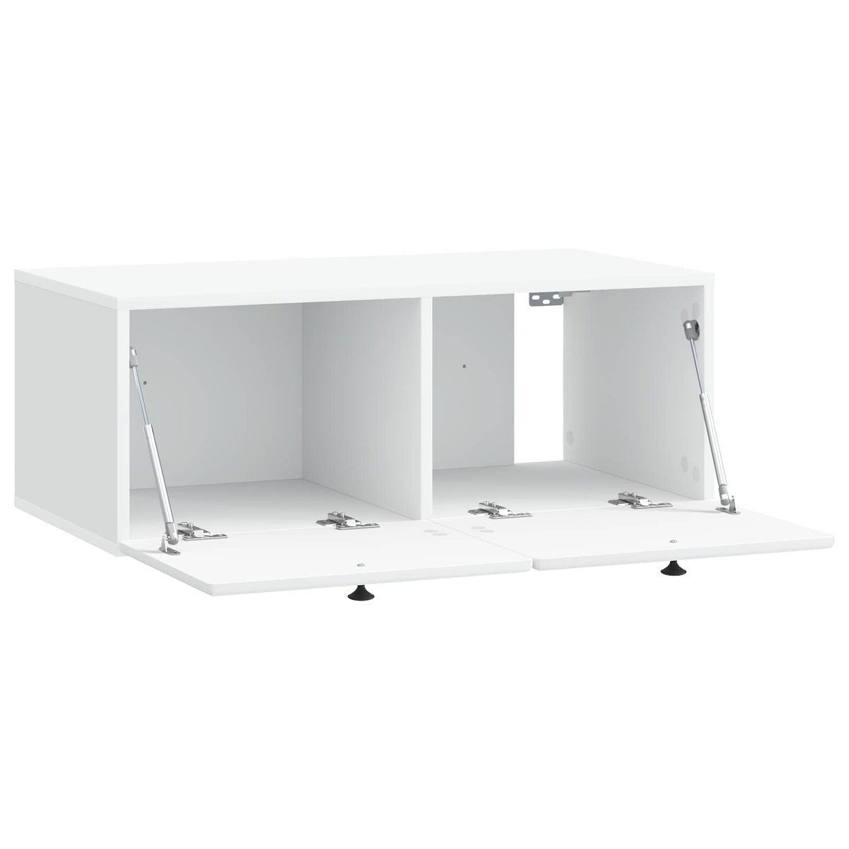 Nástěnná Tv Skříň 78,5 X 41 X 30 Cm Bílá Kompozitní Dřevo