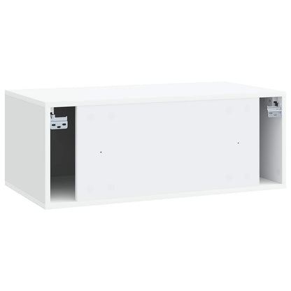 Nástěnná Tv Skříň 78,5 X 41 X 30 Cm Bílá Kompozitní Dřevo