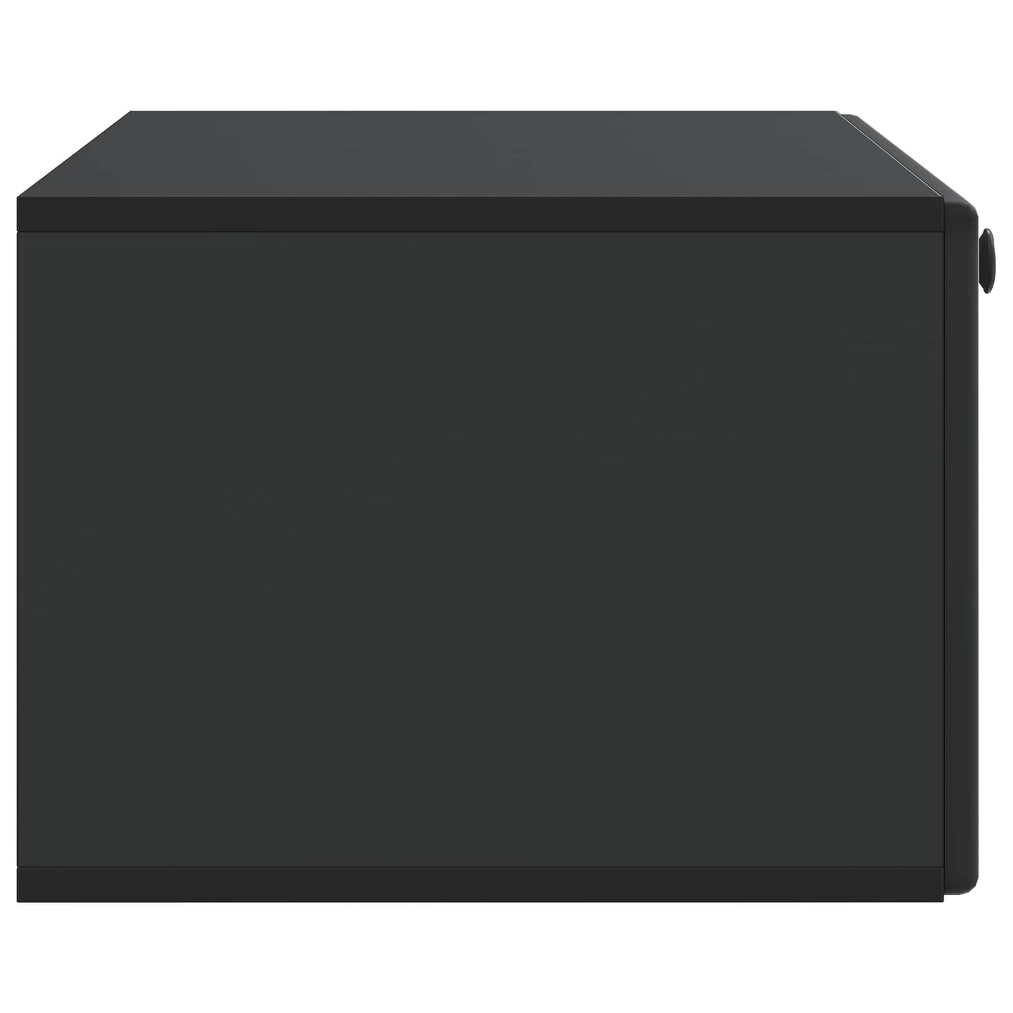 Nástěnná Tv Skříň 78,5 X 41 X 30 Cm Černá Kompozitní Dřevo