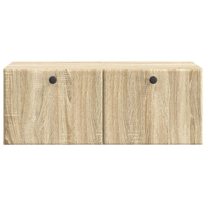 Nástěnná Tv Skříň 78,5 X 41 X 30 Cm Dub Sonoma Kompozitní Dřevo
