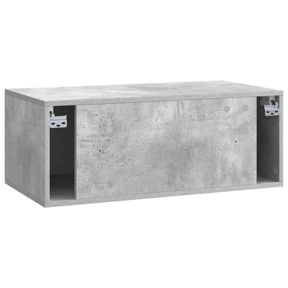 Nástěnná Tv Skříň 78,5 X 41 X 30 Cm Betonově Šedá