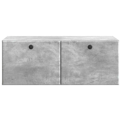Nástěnná Tv Skříň 78,5 X 41 X 30 Cm Betonově Šedá