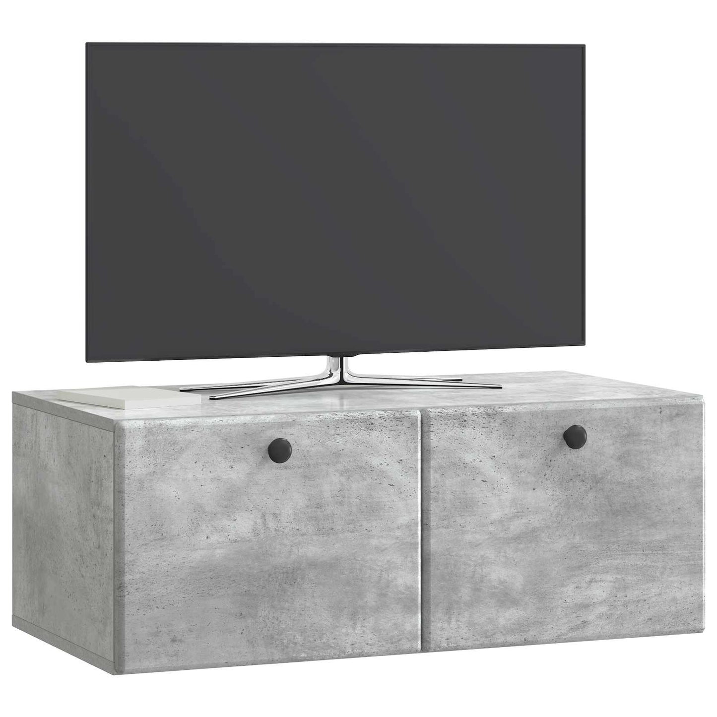 Nástěnná Tv Skříň 78,5 X 41 X 30 Cm Betonově Šedá