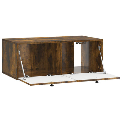 Nástěnná Tv Skříň 78,5 X 41 X 30 Cm Kouřový Dub