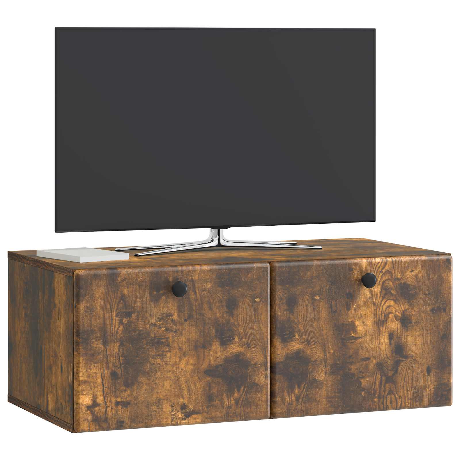 Nástěnná Tv Skříň 78,5 X 41 X 30 Cm Kouřový Dub