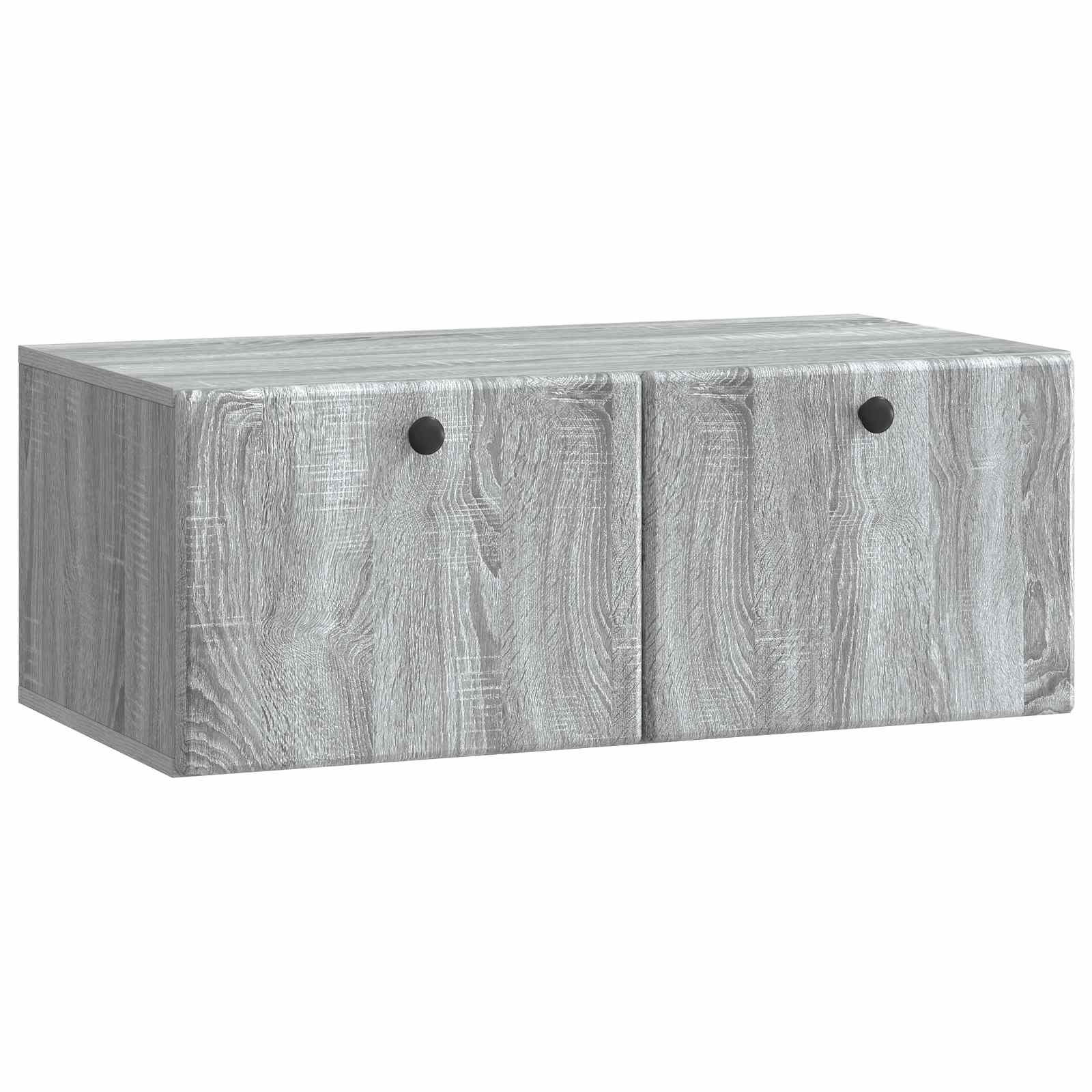 Nástěnná Tv Skříň 78,5 X 41 X 30 Cm Šedý Sonoma