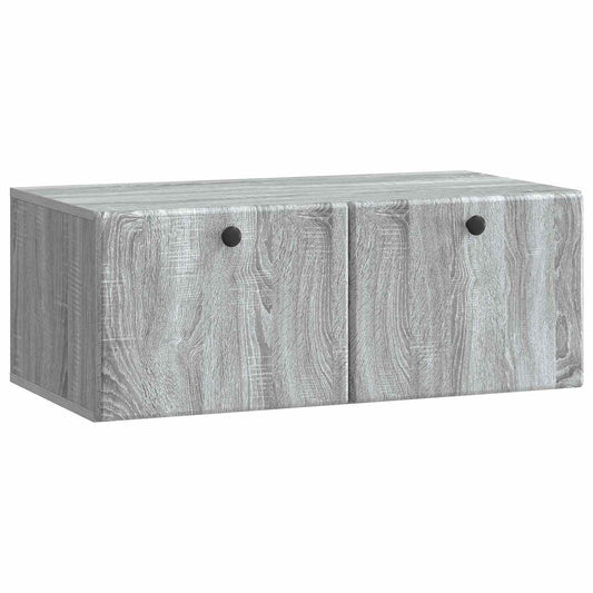 Nástěnná Tv Skříň 78,5 X 41 X 30 Cm Šedý Sonoma
