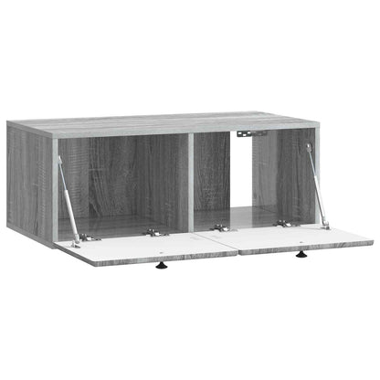 Nástěnná Tv Skříň 78,5 X 41 X 30 Cm Šedý Sonoma