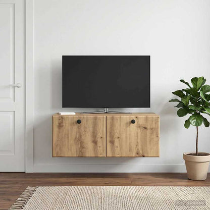 Nástěnná Tv Skříň 78,5 X 41 X 30 Cm Dub Artisan