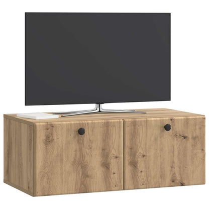 Nástěnná Tv Skříň 78,5 X 41 X 30 Cm Dub Artisan