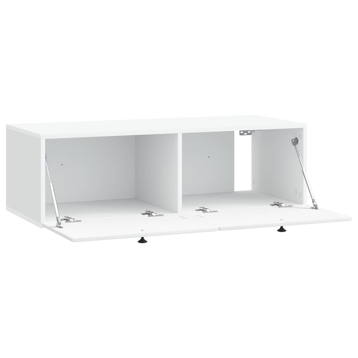 Nástěnná Tv Skříň 98 X 41 X 30 Cm Bílá Kompozitní Dřevo