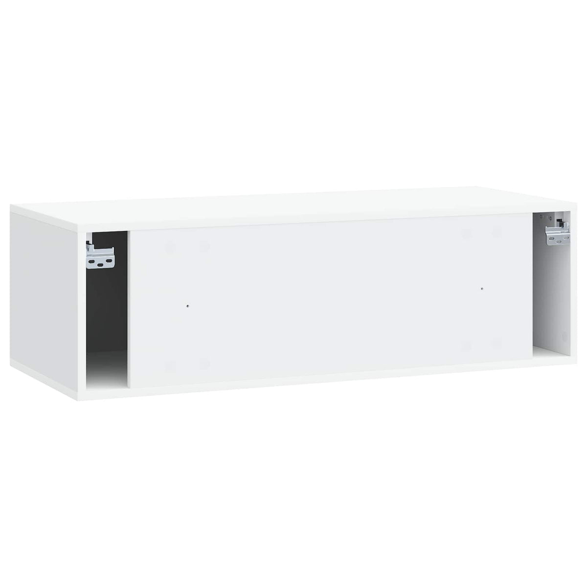 Nástěnná Tv Skříň 98 X 41 X 30 Cm Bílá Kompozitní Dřevo