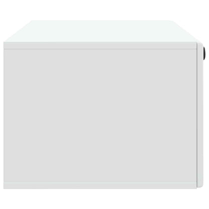 Nástěnná Tv Skříň 98 X 41 X 30 Cm Bílá Kompozitní Dřevo