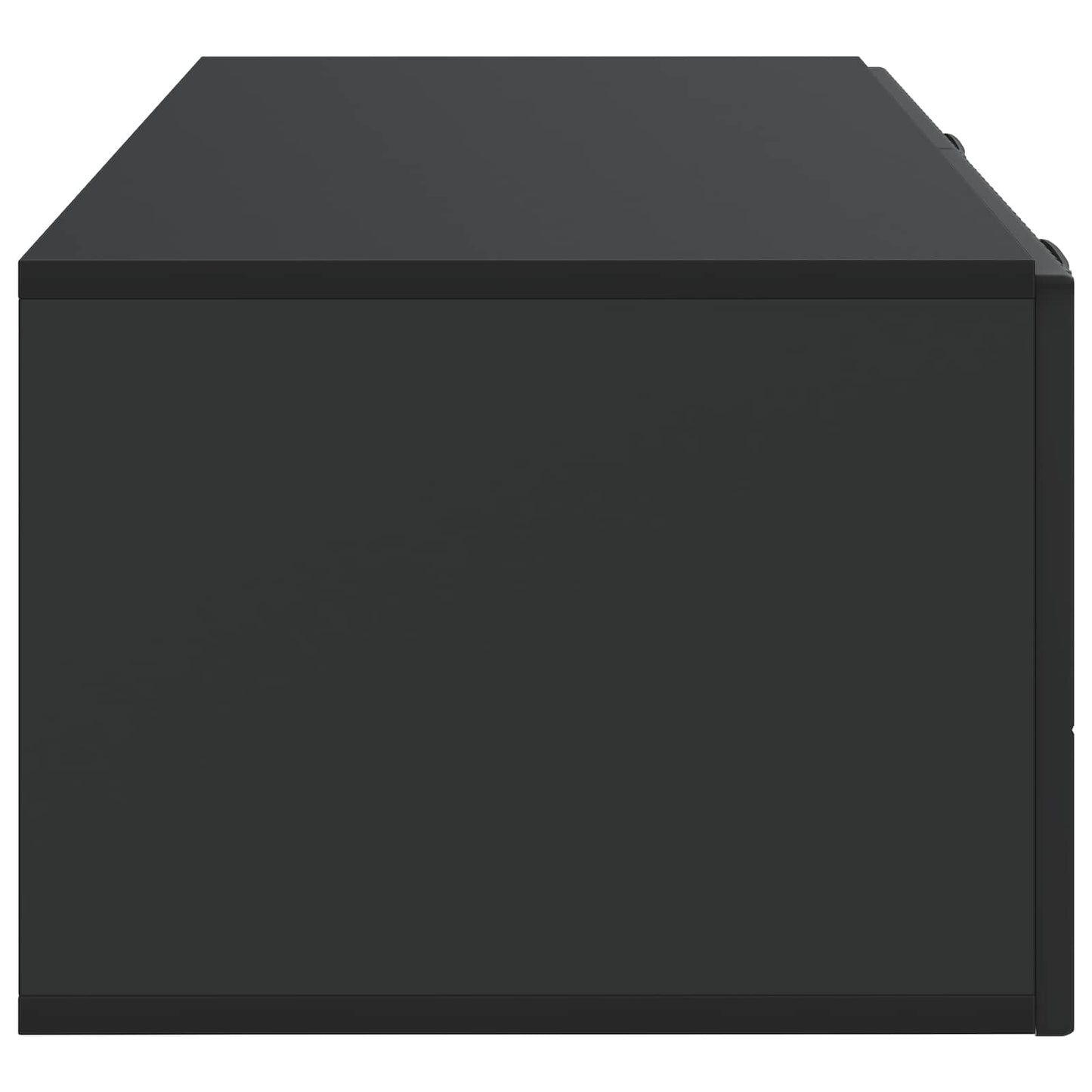 Nástěnná Tv Skříň 98 X 41 X 30 Cm Černá Kompozitní Dřevo