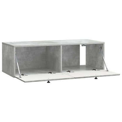 Nástěnná Tv Skříň 98 X 41 X 30 Cm Betonově Šedá