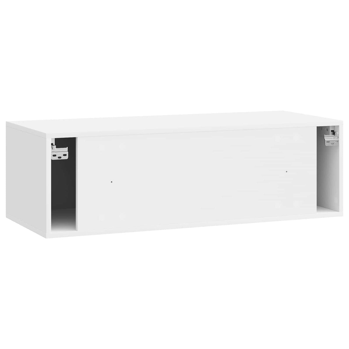 Nástěnná Tv Skříň 98 X 41 X 30 Cm Bílá S Vysokým Leskem