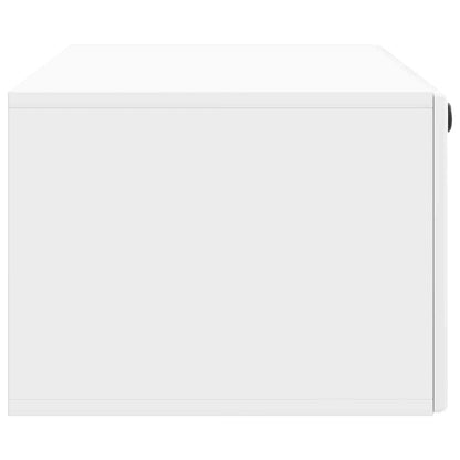 Nástěnná Tv Skříň 98 X 41 X 30 Cm Bílá S Vysokým Leskem