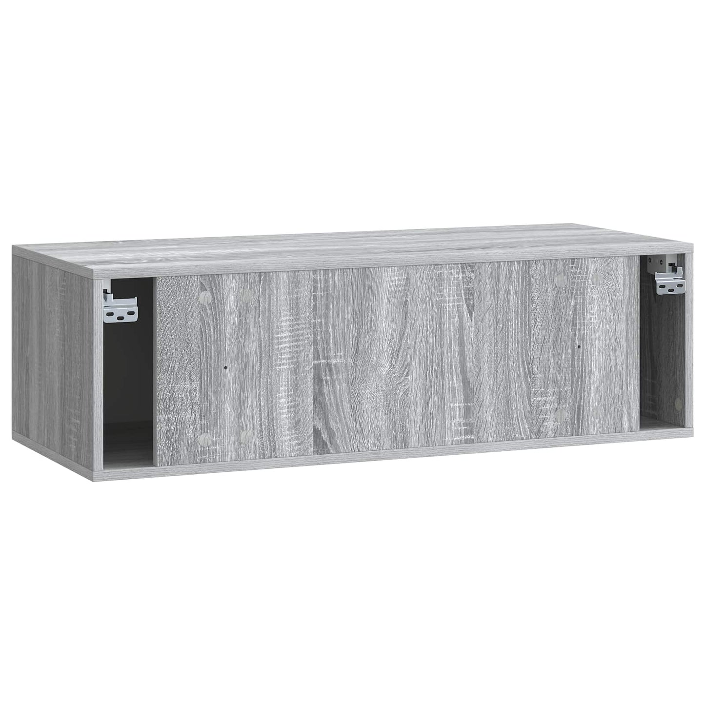 Nástěnná Tv Skříň 98 X 41 X 30 Cm Šedý Sonoma Kompozitní Dřevo