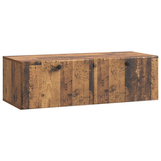 Nástěnná Tv Skříň 98 X 41 X 30 Cm Staré Dřevo Kompozitní Dřevo