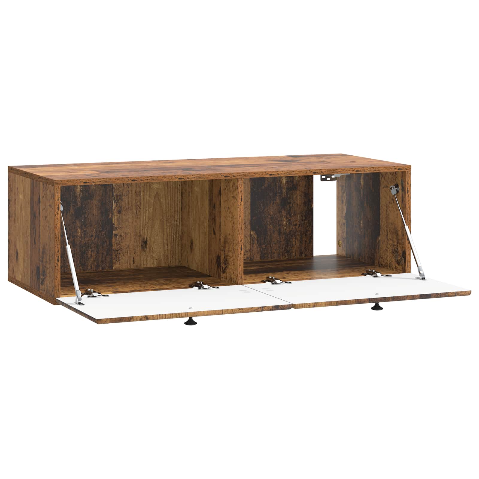 Nástěnná Tv Skříň 98 X 41 X 30 Cm Staré Dřevo Kompozitní Dřevo