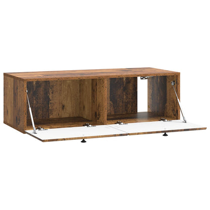 Nástěnná Tv Skříň 98 X 41 X 30 Cm Staré Dřevo Kompozitní Dřevo