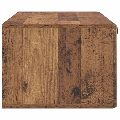 Nástěnná Tv Skříň 98 X 41 X 30 Cm Staré Dřevo Kompozitní Dřevo