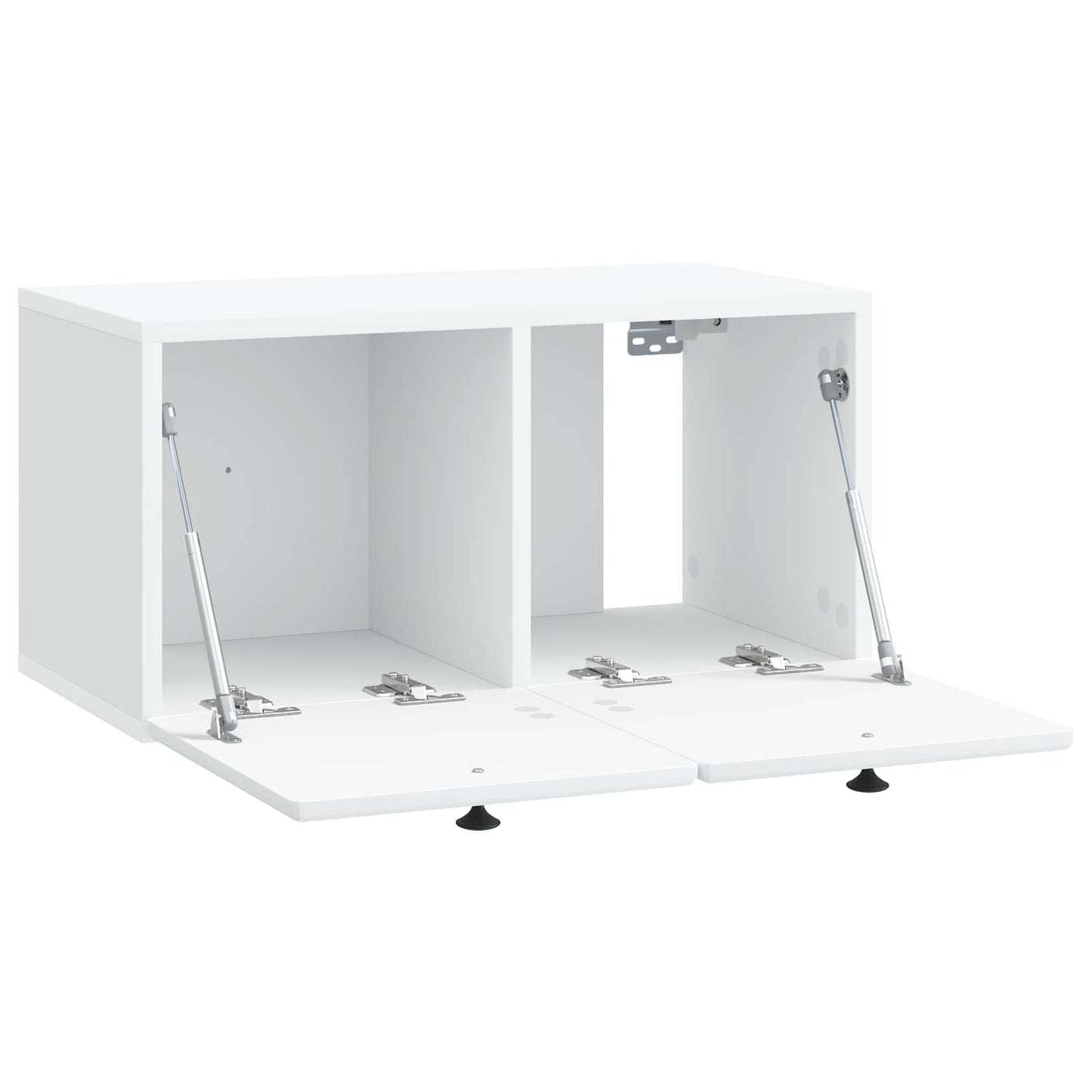 Nástěnná Tv Skříň 59,5 X 31 X 30 Cm Bílá Kompozitní Dřevo