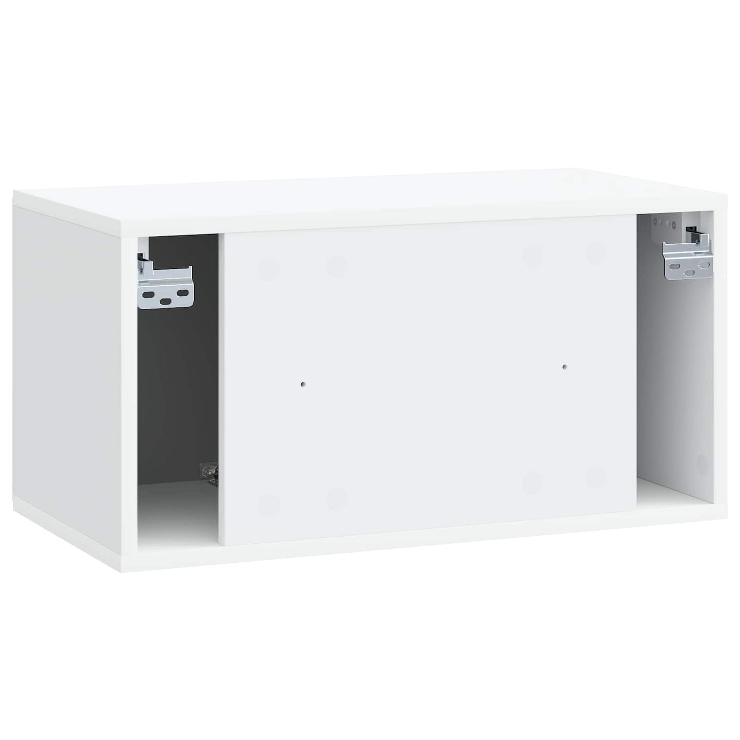 Nástěnná Tv Skříň 59,5 X 31 X 30 Cm Bílá Kompozitní Dřevo