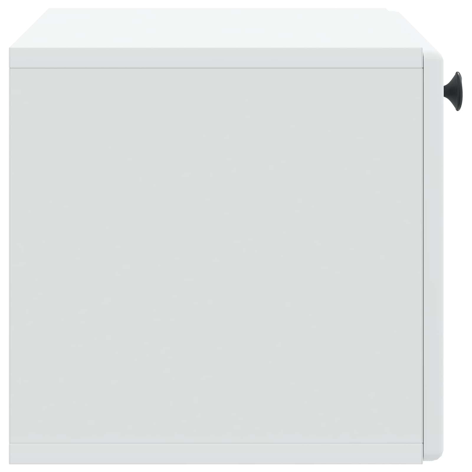 Nástěnná Tv Skříň 59,5 X 31 X 30 Cm Bílá Kompozitní Dřevo