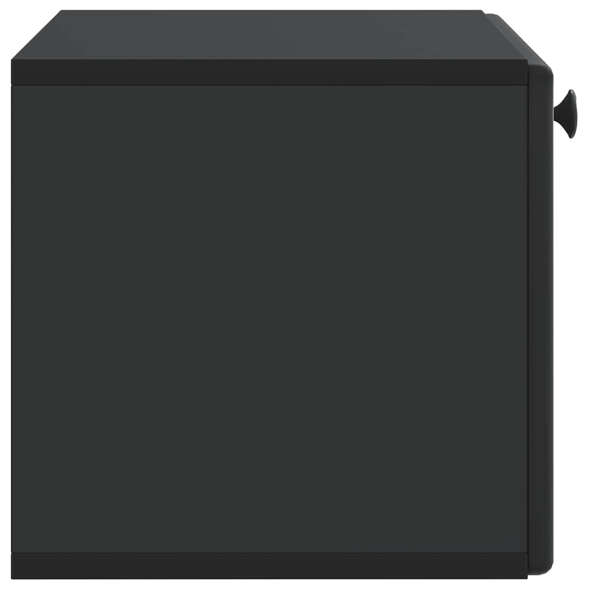 Nástěnná Tv Skříň 59,5 X 31 X 30 Cm Černá Kompozitní Dřevo