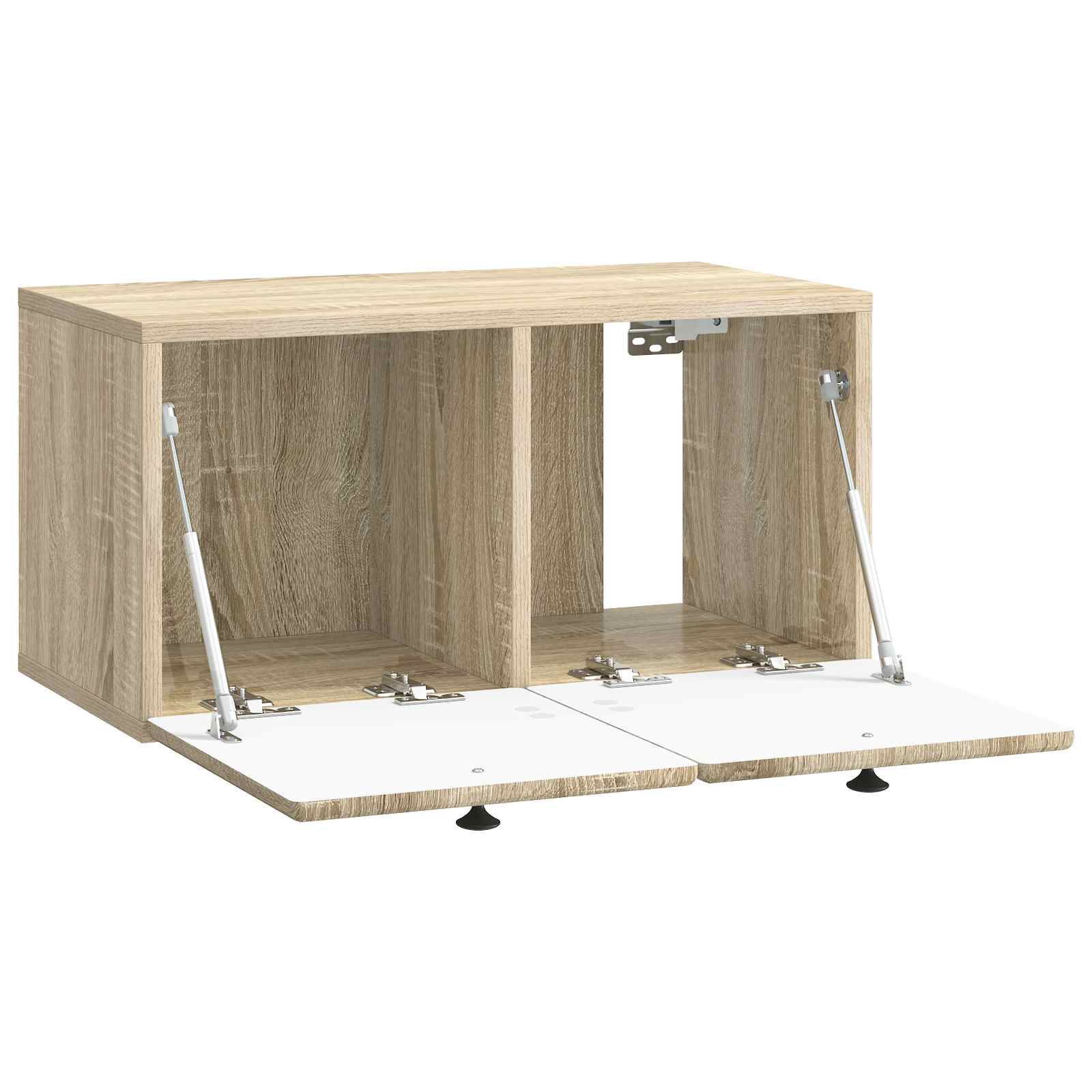 Nástěnná Tv Skříň 59,5 X 31 X 30 Cm Dub Sonoma Kompozitní Dřevo