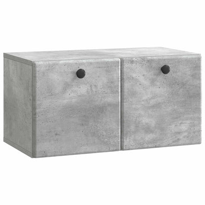 Nástěnná Tv Skříň 59,5 X 31 X 30 Cm Betonově Šedá