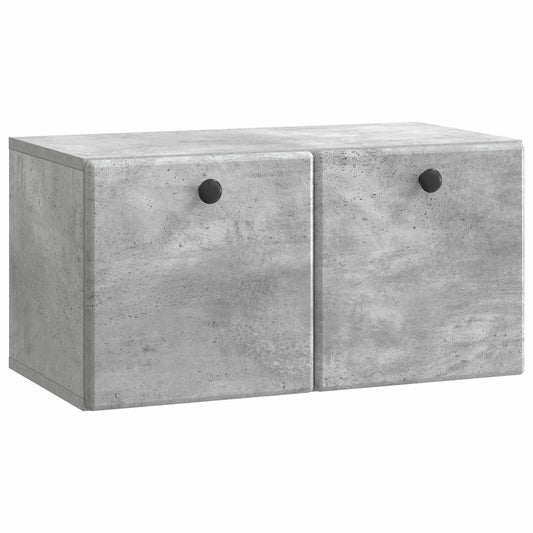 Nástěnná Tv Skříň 59,5 X 31 X 30 Cm Betonově Šedá